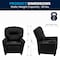 Flash Furniture Kids Recliner, 25" to 39" x 28", Upholstery Color: Black BT-7950-KID-BK-LEA-GG - alternate 4